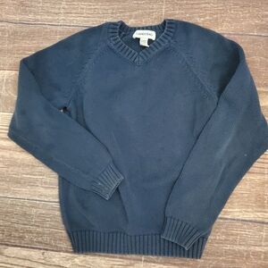 Lands' End navy vneck school sweater sz 14-16